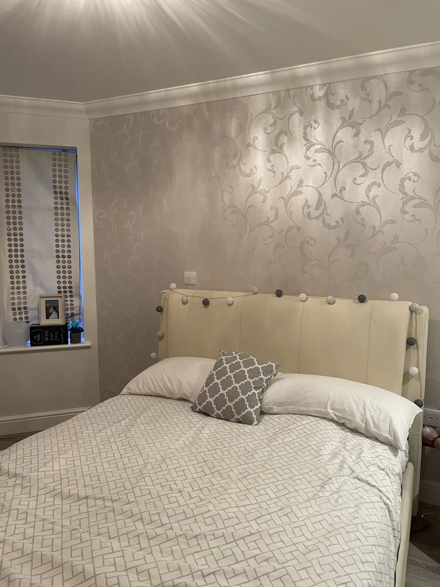 Palmers Green family home redecorated room by room with fresh paint and coordinated finishes opening view