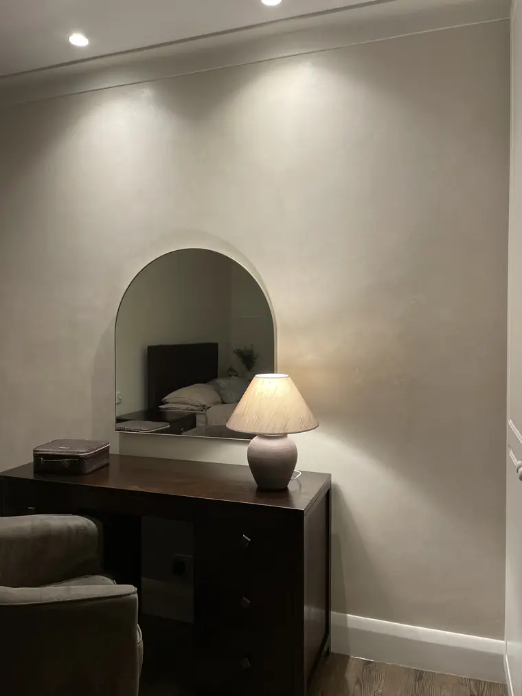 Microcement plaster finish by Anna's Decorating